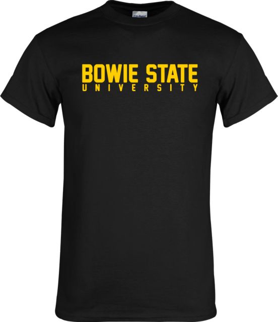 Bowie State T Shirt Bowie State University Stacked - ONLINE ONLY