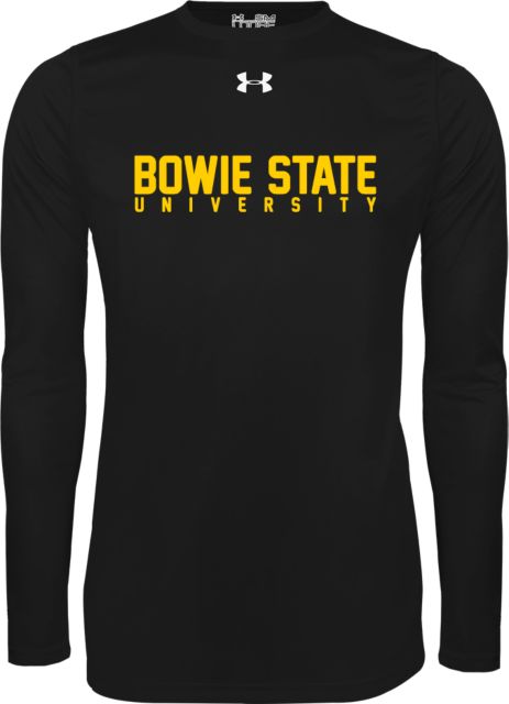 Bowie State Under Armour Long Sleeve Tech Tee Bowie State University Stacked - ONLINE ONLY